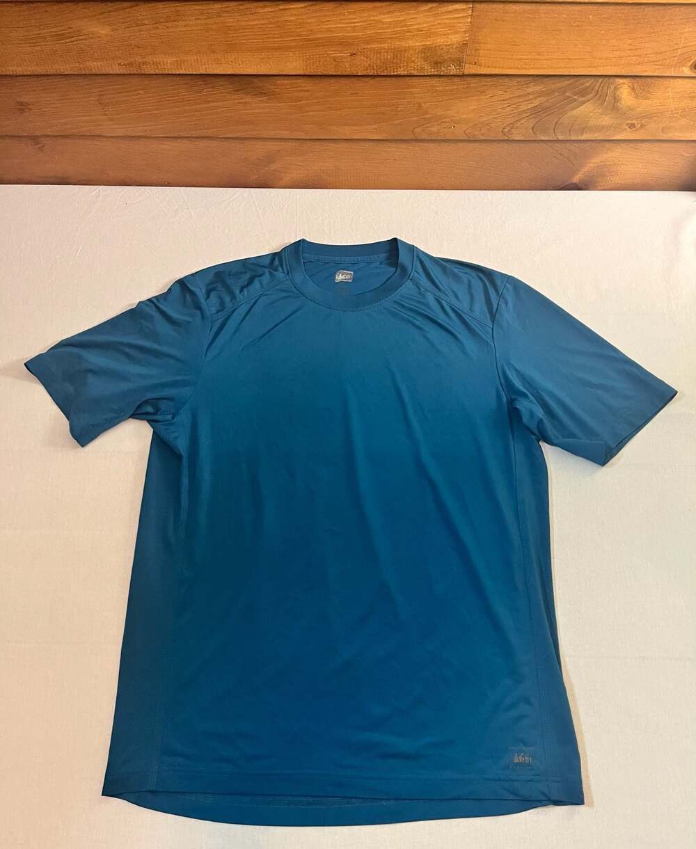 REI Co-op Mens Blue Short Sleeve Athletic Performance Tech T-Shirt Size M